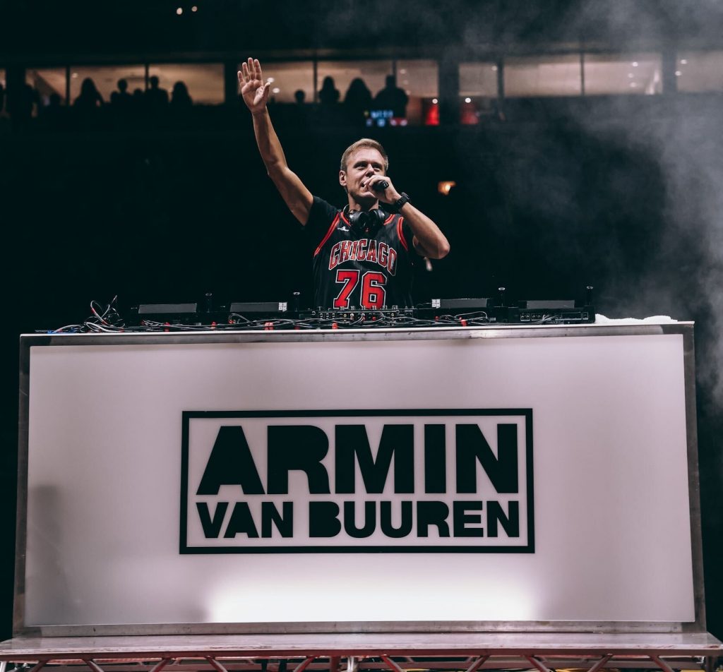 Armin van Buuren Plays Surprise Set During Chicago Bulls Halftime Show