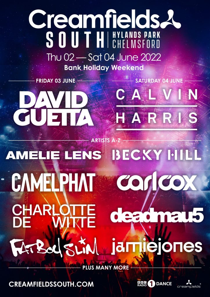 Creamfields South Reveals Phase 1 Lineup For 2022