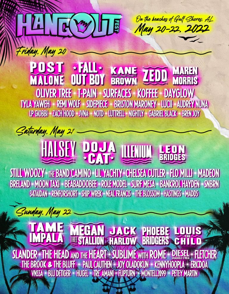 Hangout Music Festival Unveils StarStudded Lineup For 2022 DJ Life