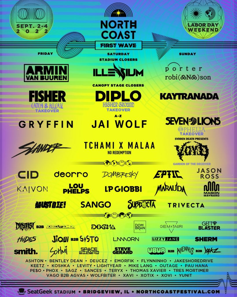 North Coast Music Festival Shares First Wave of 2022 Lineup