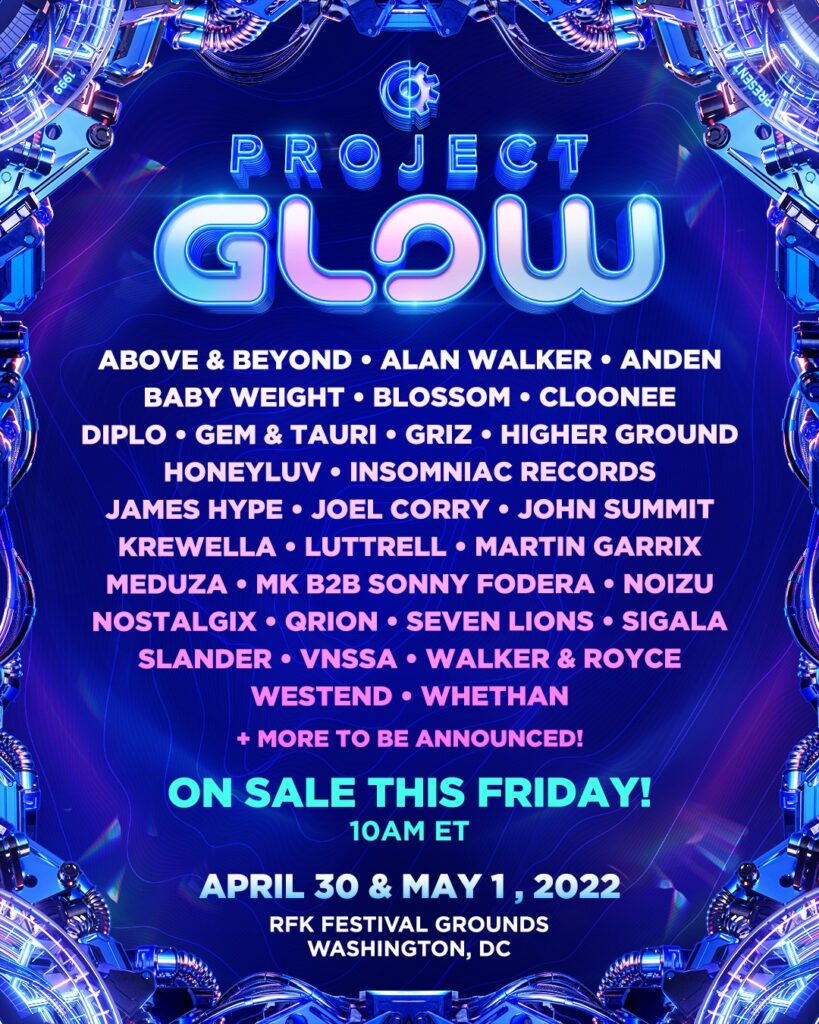 project glow lineup