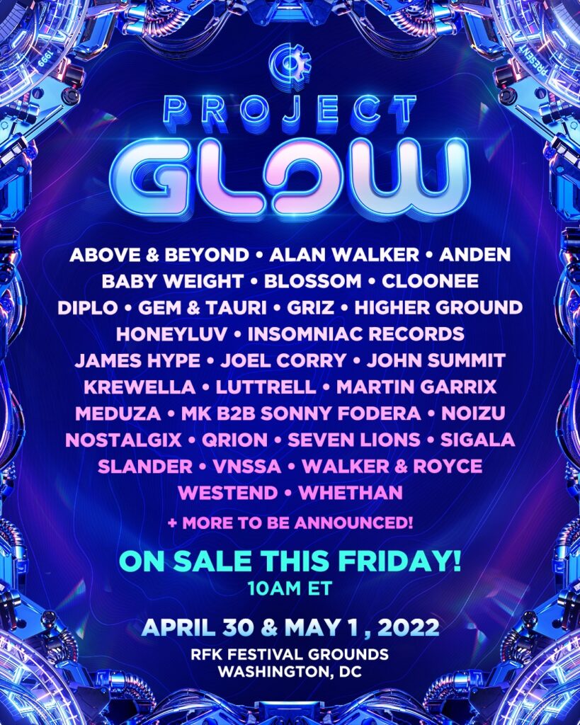 Insomniac & Club Glow Release Debut Lineup for Project GLOW Festival