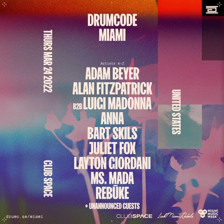 Drumcode Miami 2022