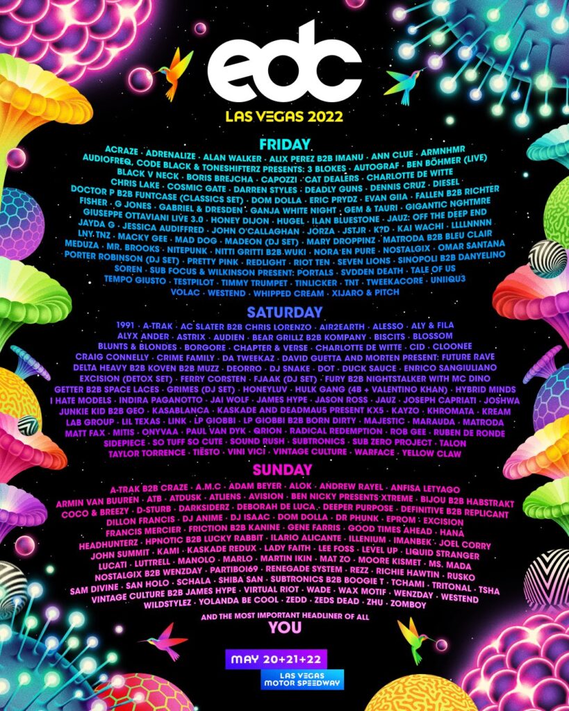 Edc Las Vegas Lineup 2022 819x1024 