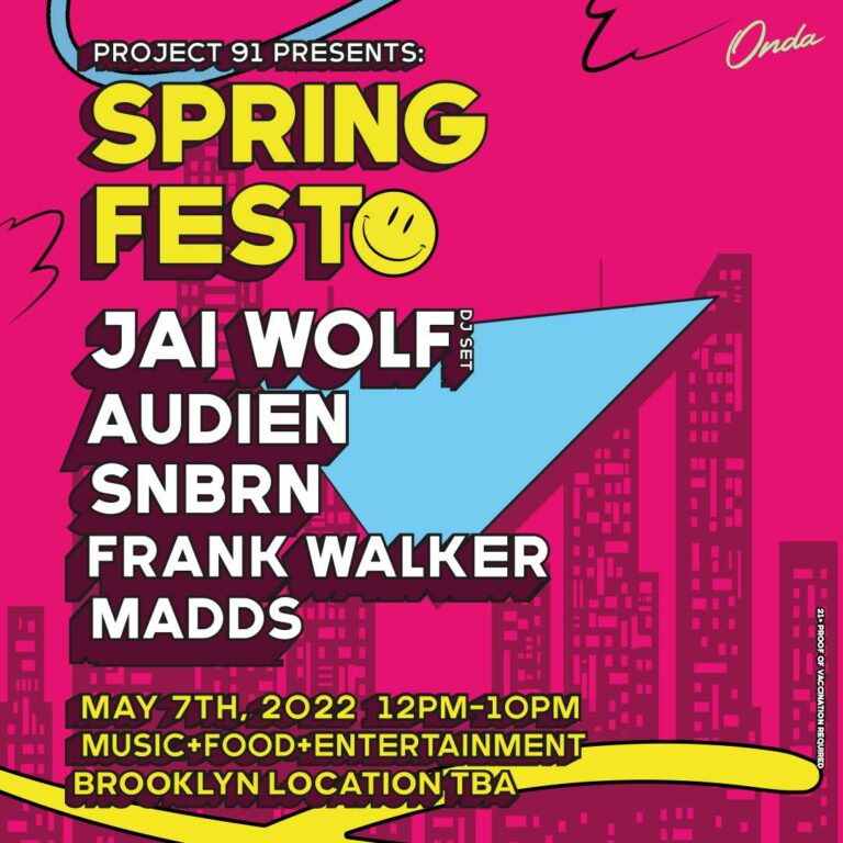 SPRING FEST Unveils Lineup Featuring Jai Wolf, Audien & More