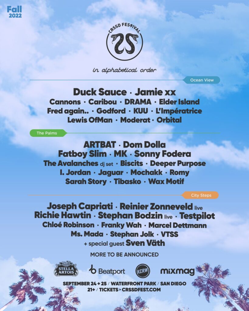 crssd fall 2022 lineup