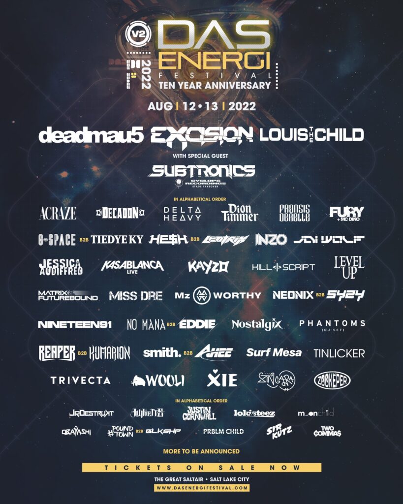 das energi lineup 2022