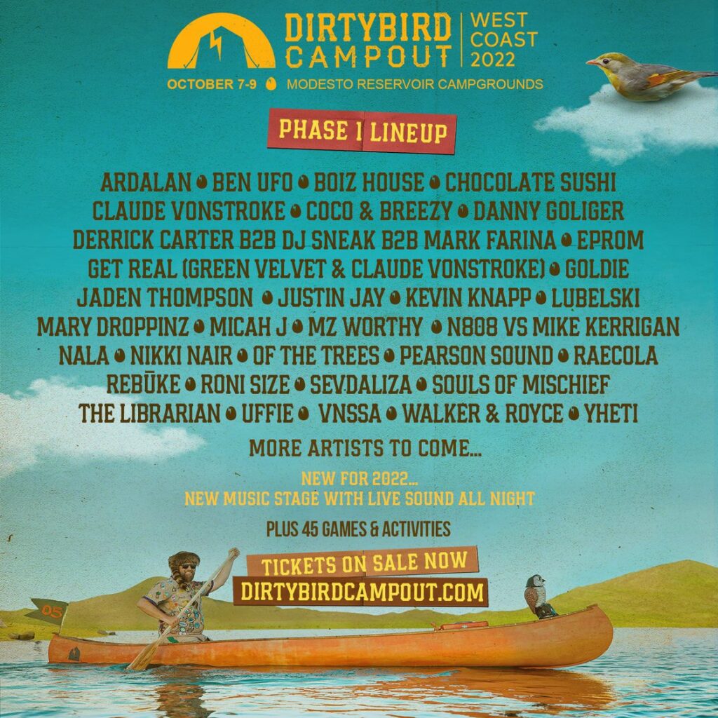 dirtybird campout initial 2022 lineup