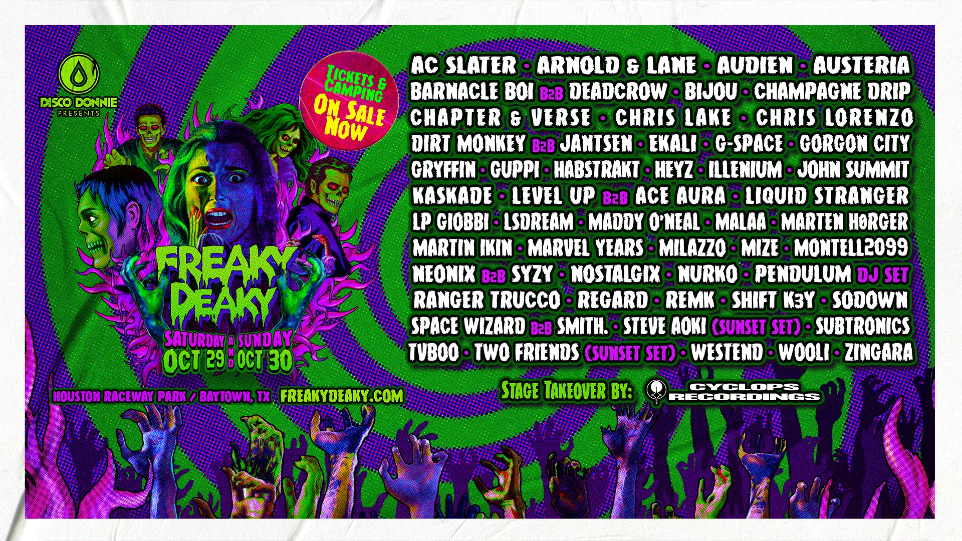Freaky Deaky Unveils 2022 Lineup