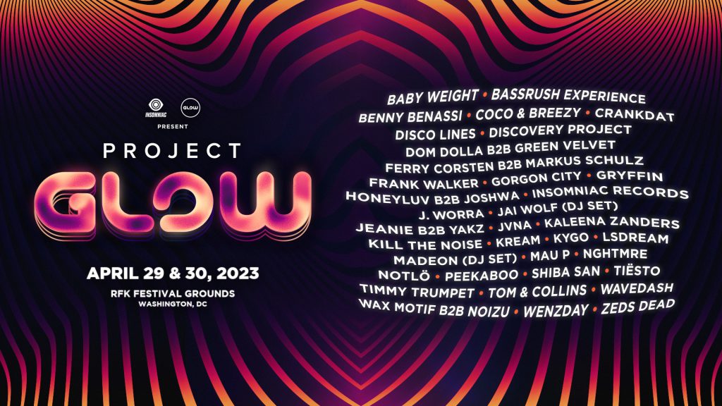 project glow lineup 2023