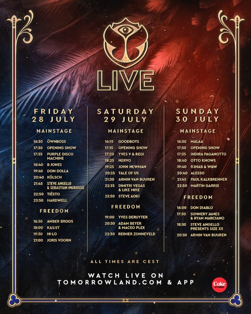 Tomorrowland 2023 Weekend 2 Livestream & Schedule — DJ Life Magazine