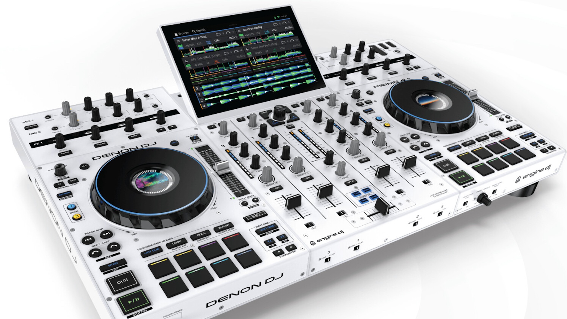 セットDENON ProX XZF-DJ PRIME4 W PLATE DJ Control Tower Face Plate for