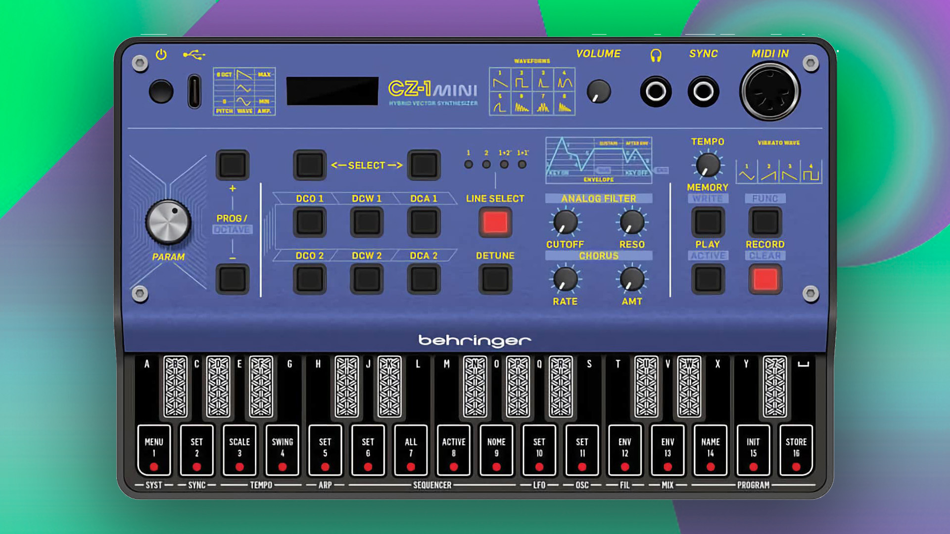 Hands-On Synthesis: Behringer/Music Tribe Reveals CZ-1 MINI — DJ