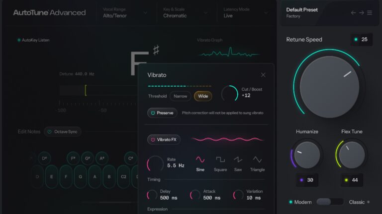 Antares Introduces AutoTune Advanced